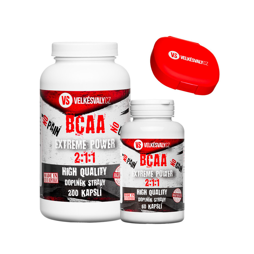 1+1 zdarma BCAA Extreme Power 200 cps + 60 cps