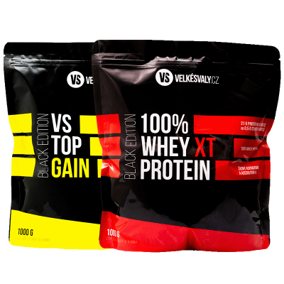 100% Whey protein + VS Top Gain (celkem 2000g)