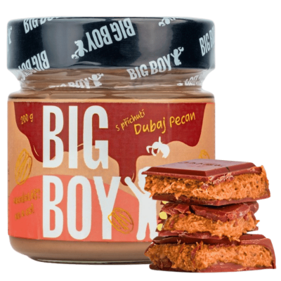 BIG BOY Pekanový krém s příchutí dubajské čokolády