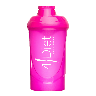 Šejkr růžový 600 ml